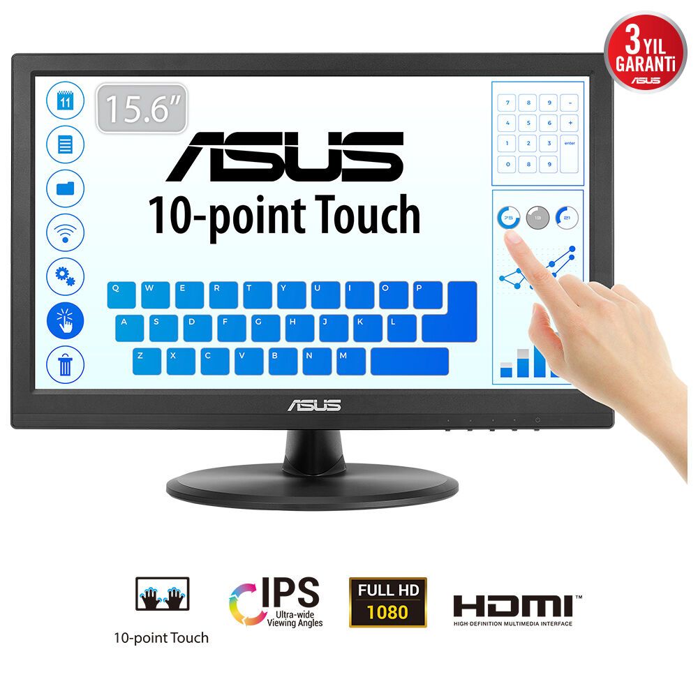ASUS TOUCH 15.6 FHD 1920X1080 IPS LOW BLUE LIGHT HDMI
