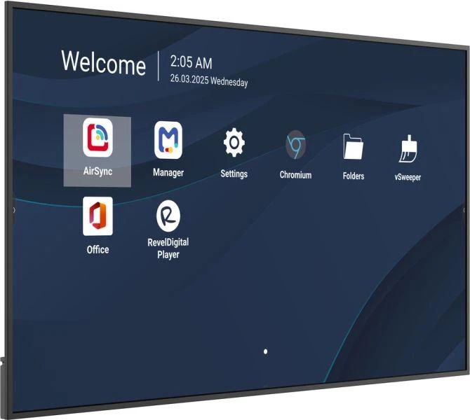 VIEWSONIC 86 LED , 3840*2160, 500 NITS, ANDROID 14, 24/7