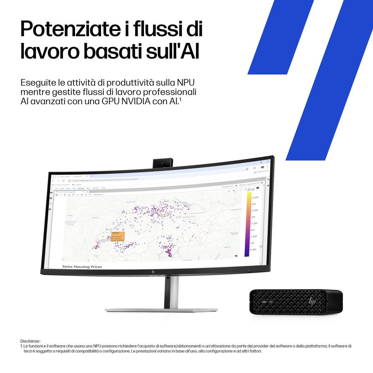 HP INC. Z2 MINI G1I ULTRA 7 265 32/1 RTX A1000 WIN11P 3YW