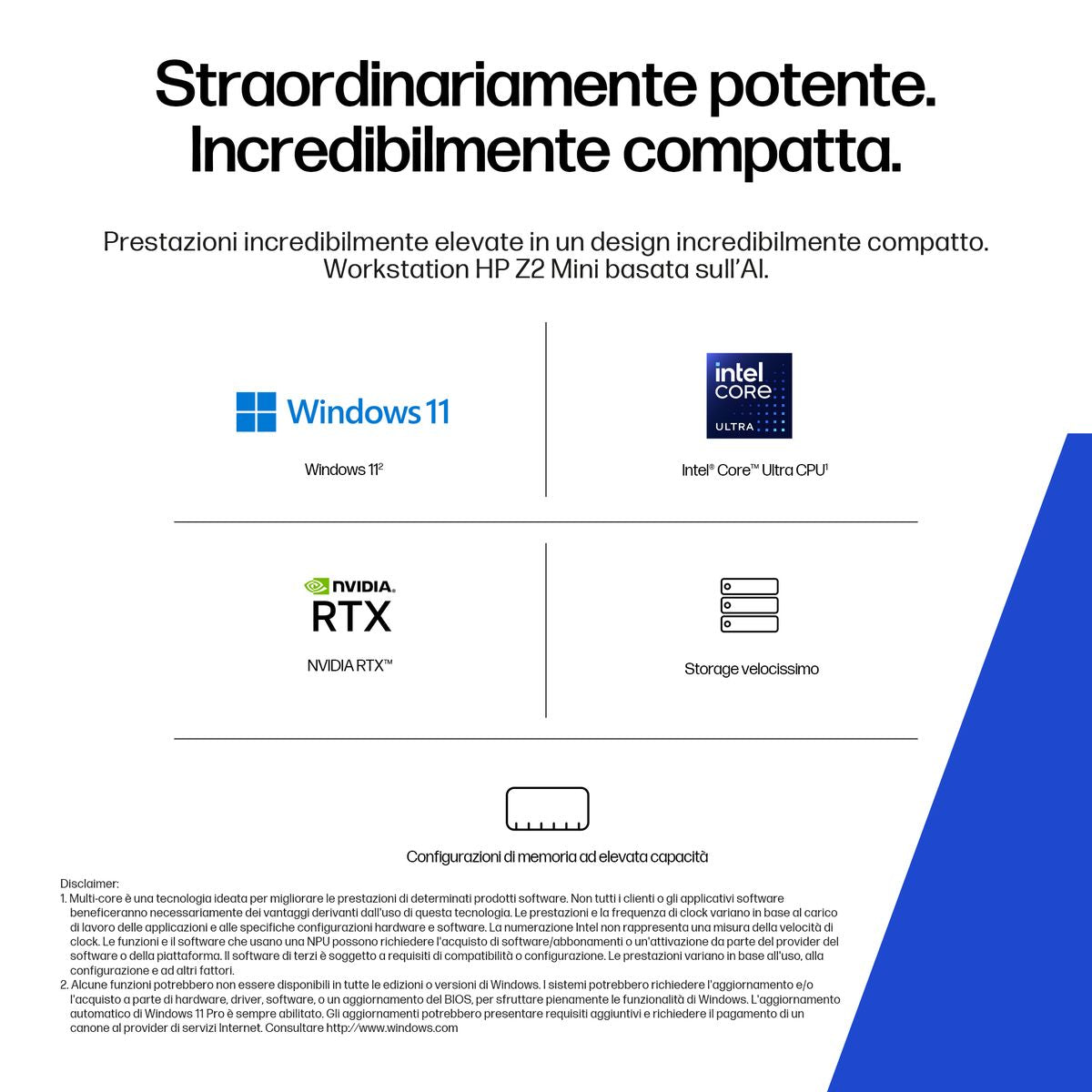 HP INC. Z2 MINI G1I ULTRA 7 265 32/1 RTX A1000 WIN11P 3YW