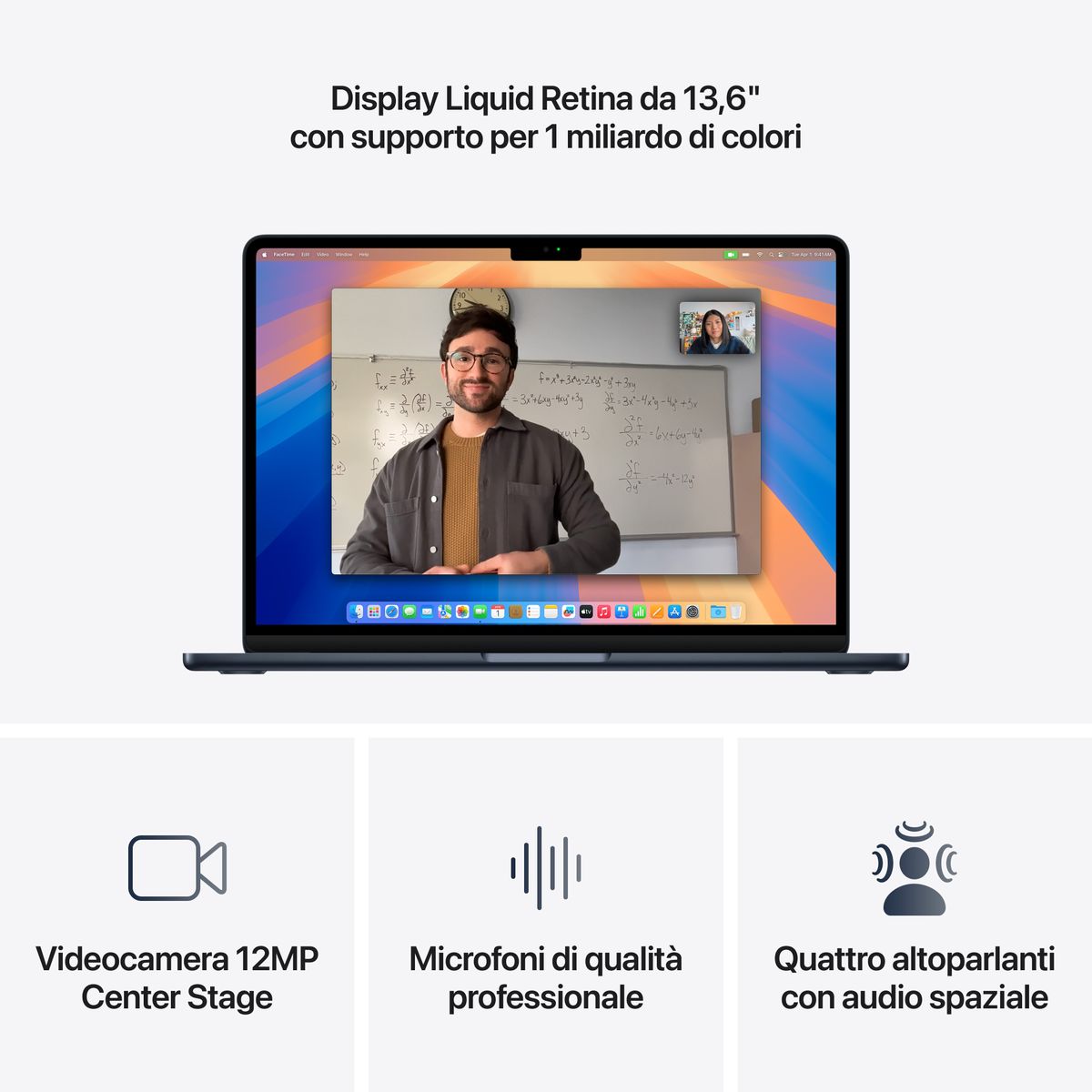 APPLE 13 MACBOOK AIR M4 16GB, 256GB SSD - MIDNIGHT