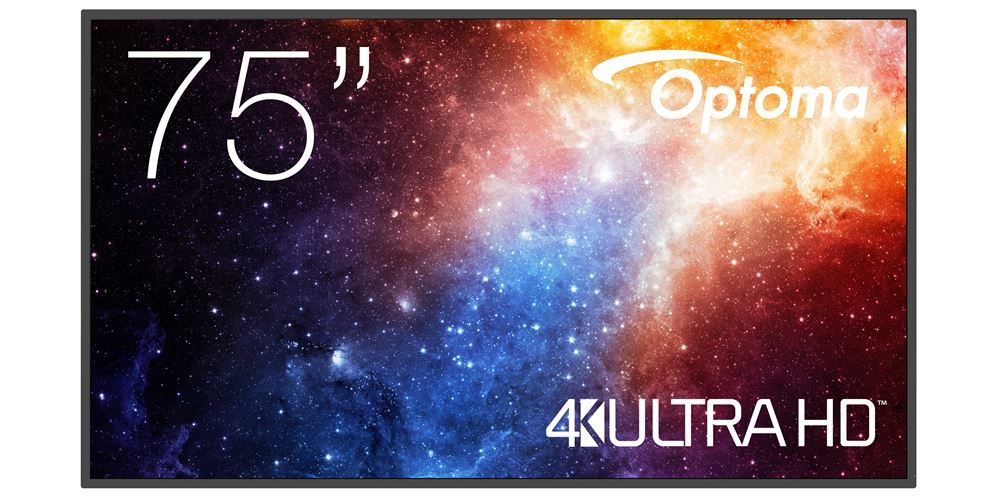 Optoma 75" 4K MONITOR 450 cd/m²- 1200:1, ANDROID 11
