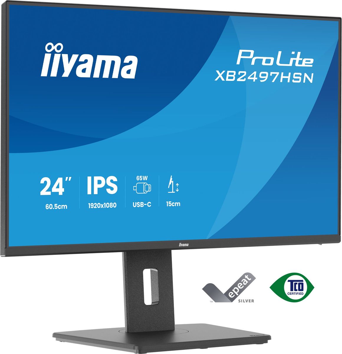 IIYAMA 24 IPS 1920x1080,USB-C,HDMI,DP,MULTIMED