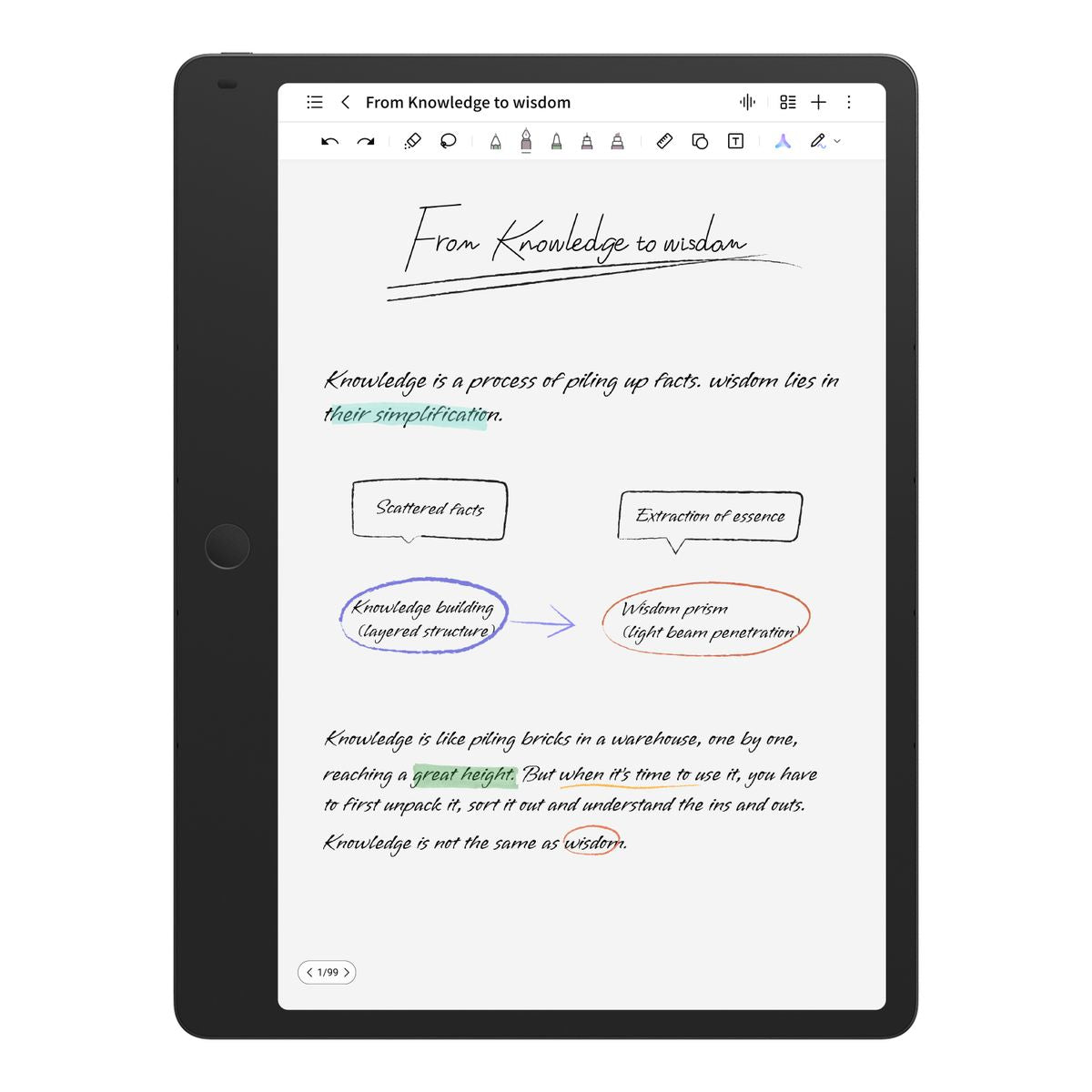 TCL TCL Note A1 NXTPAPER Grey T-pen Pro+Magnetic Flip