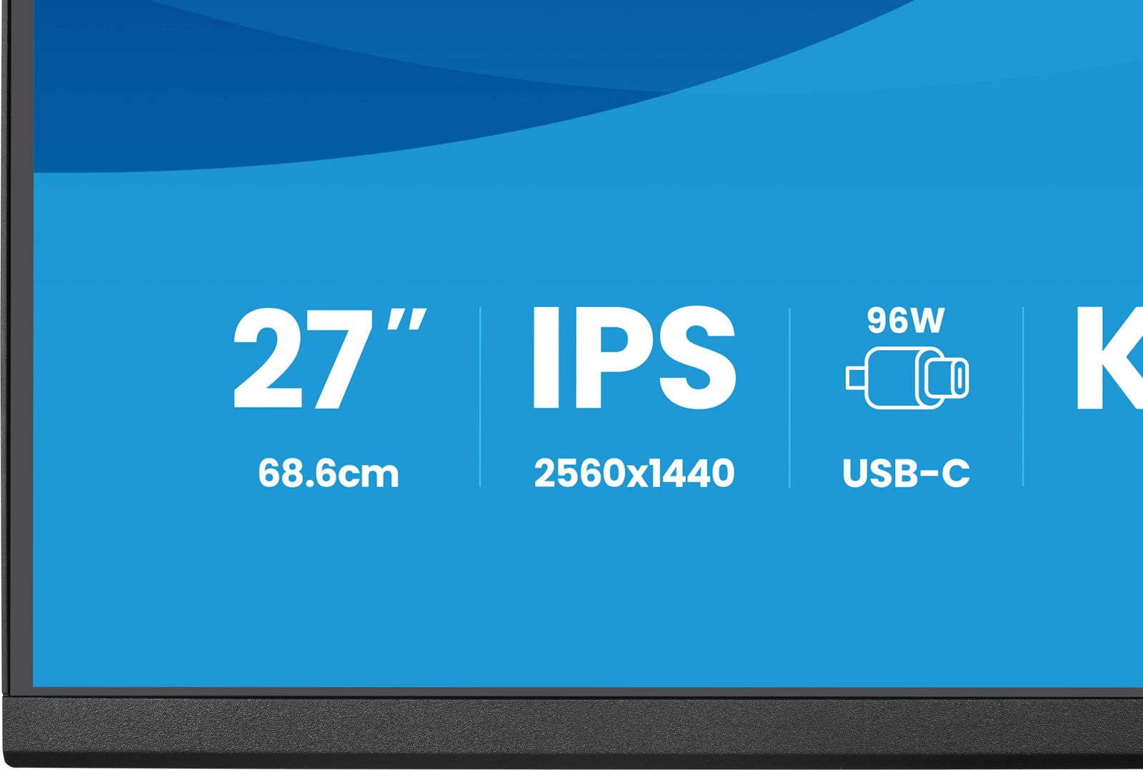 IIYAMA 27 IPS-panel, 2560x1440 USB-C, KVM, HDMI DP