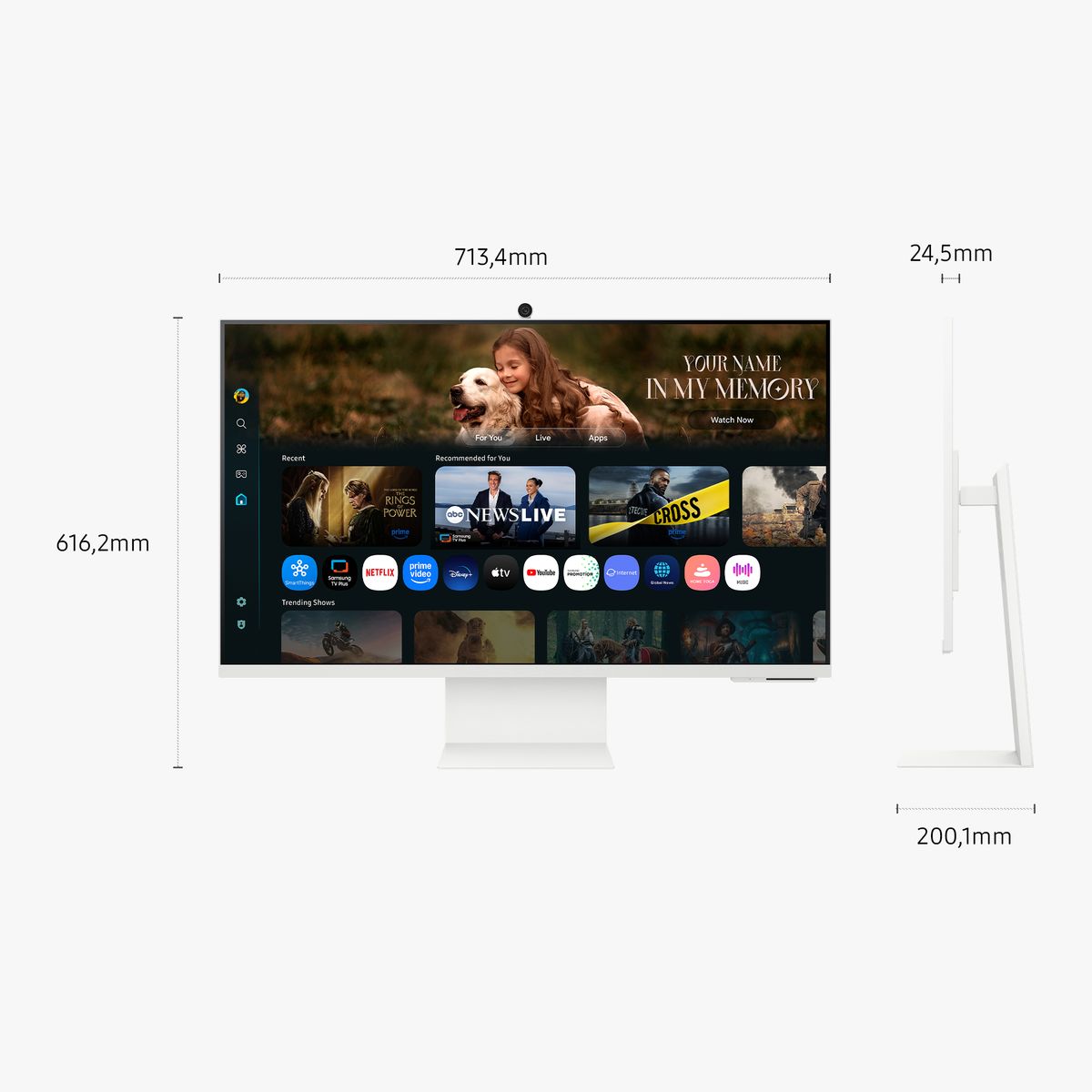 SAMSUNG S32FM801 | Smart Monitor, UHD con USB-C