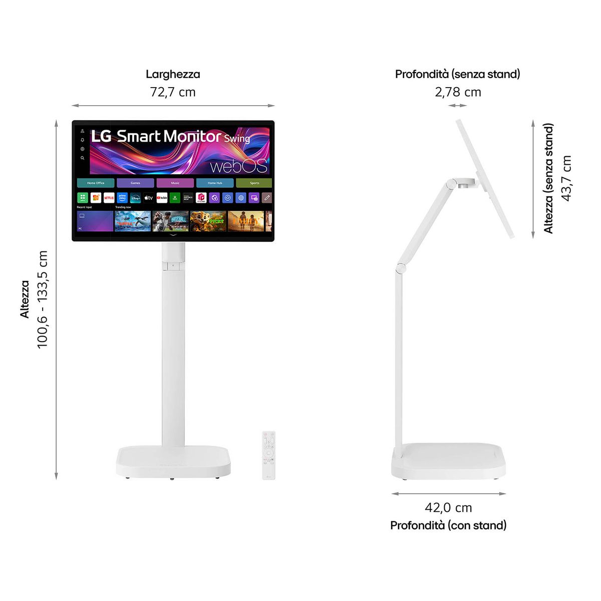 LG ELECTRONICS 31,5 16:9 IPS TOUCH