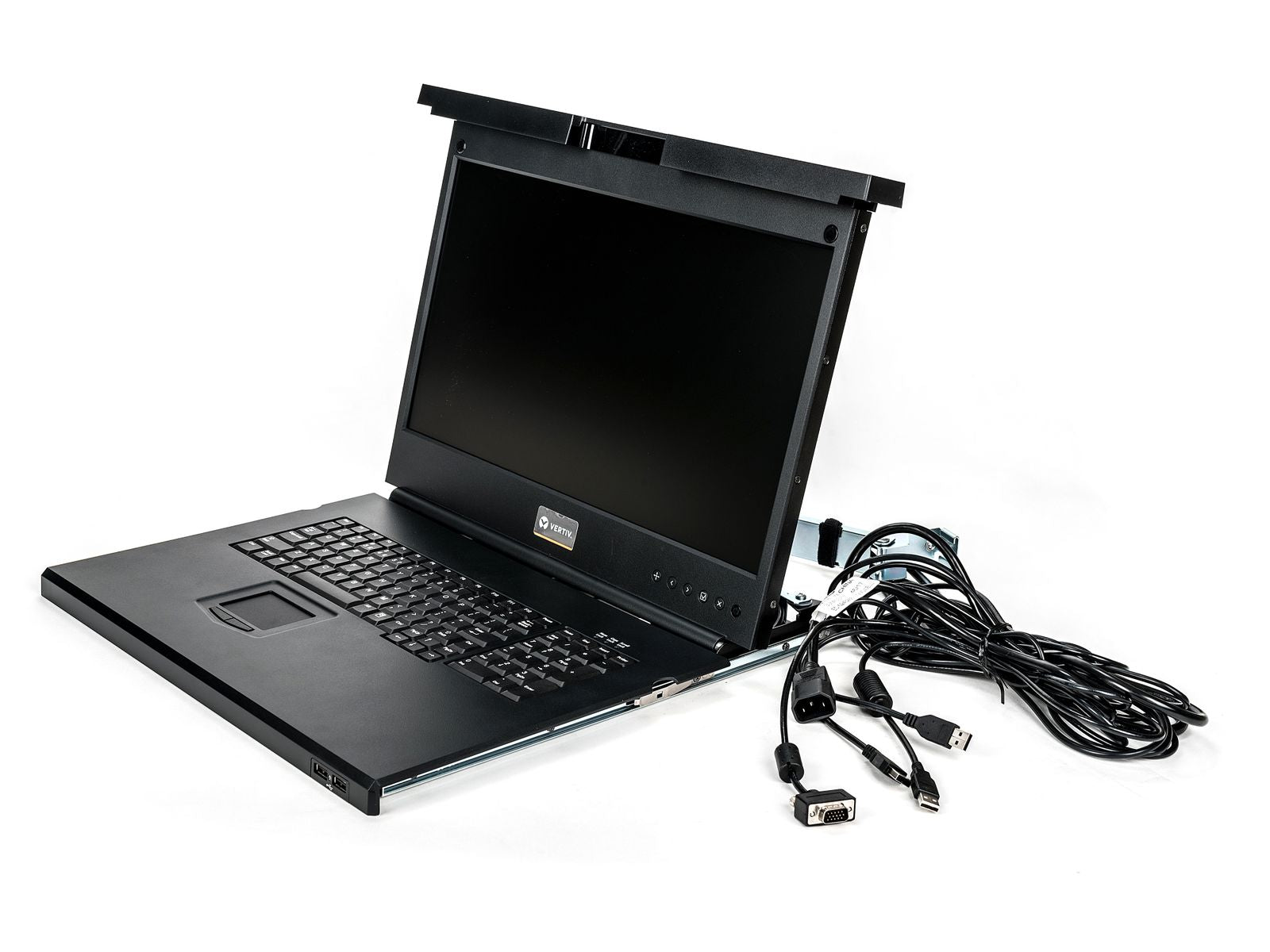 VERTIV 19-Zoll-LCD, USB-Tastatur, 2 USB-Passthrough US INTL ENG