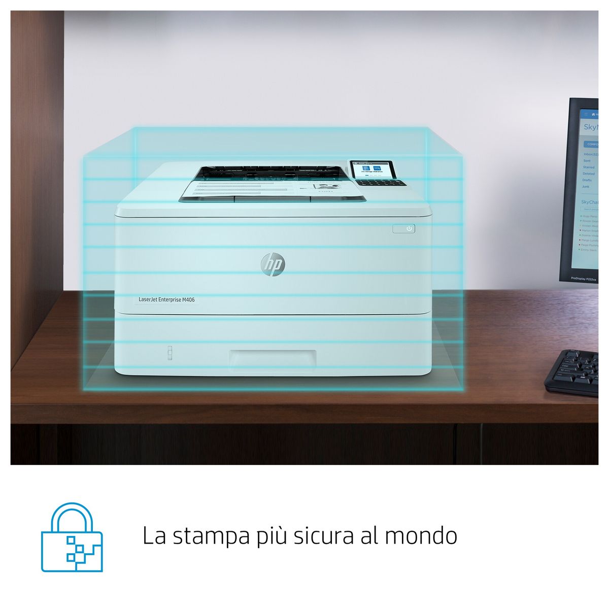 HP INC. HP LJ ENT M406DN 40PPM ETH USB F/R 1YW