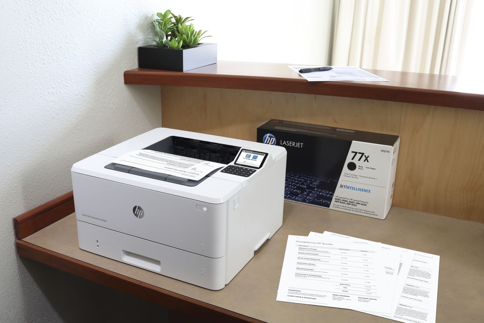 HP INC. HP LJ ENT M406DN 40PPM ETH USB F/R 1YW