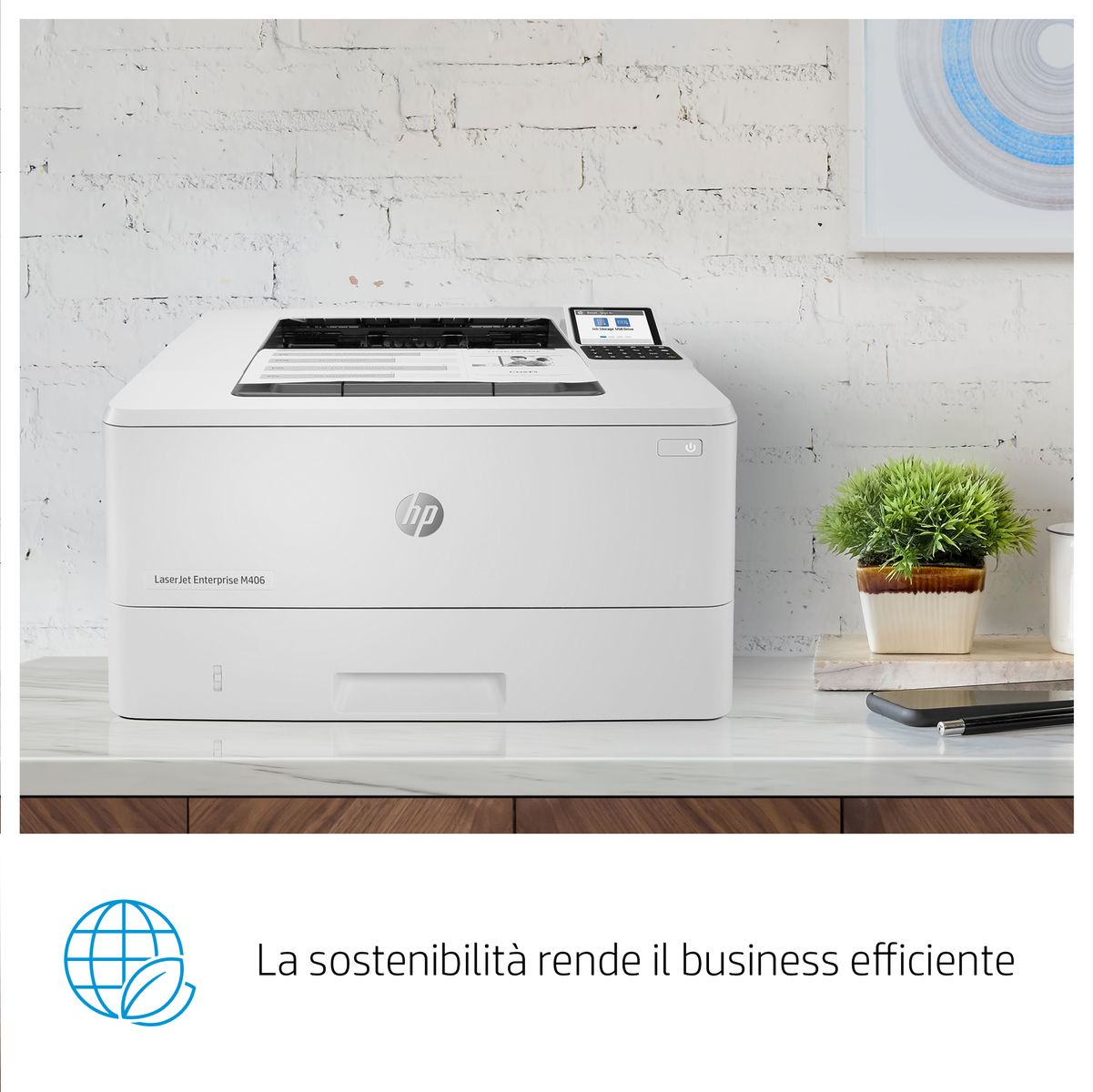 HP INC. HP LJ ENT M406DN 40PPM ETH USB F/R 1YW