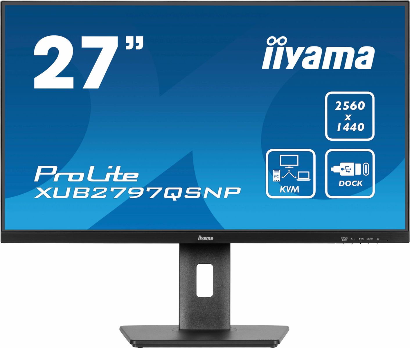IIYAMA 27 QHD Business USB-C 96W PD Dock