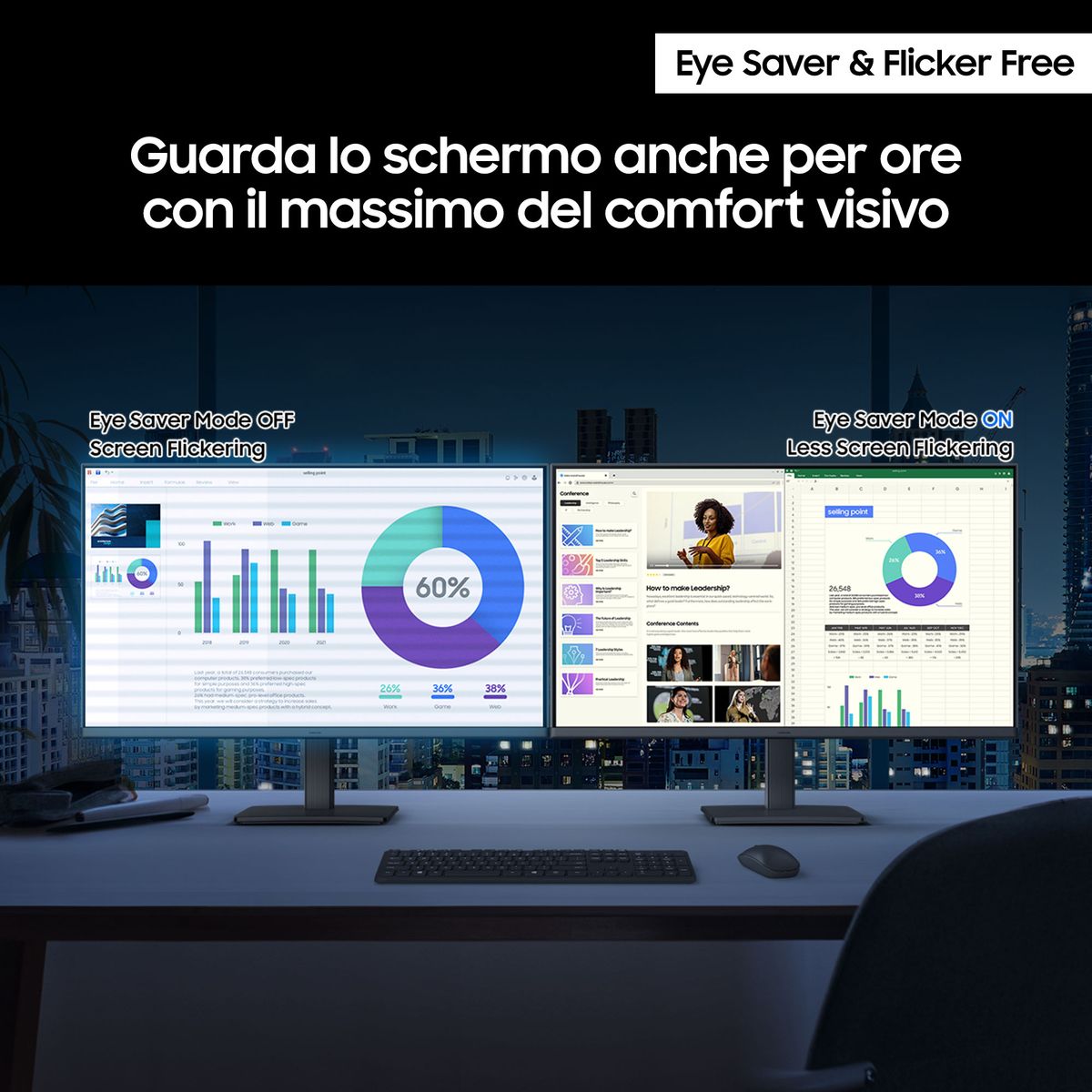 SAMSUNG S24D300 MONITOR FLAT, FHD, 100HZ