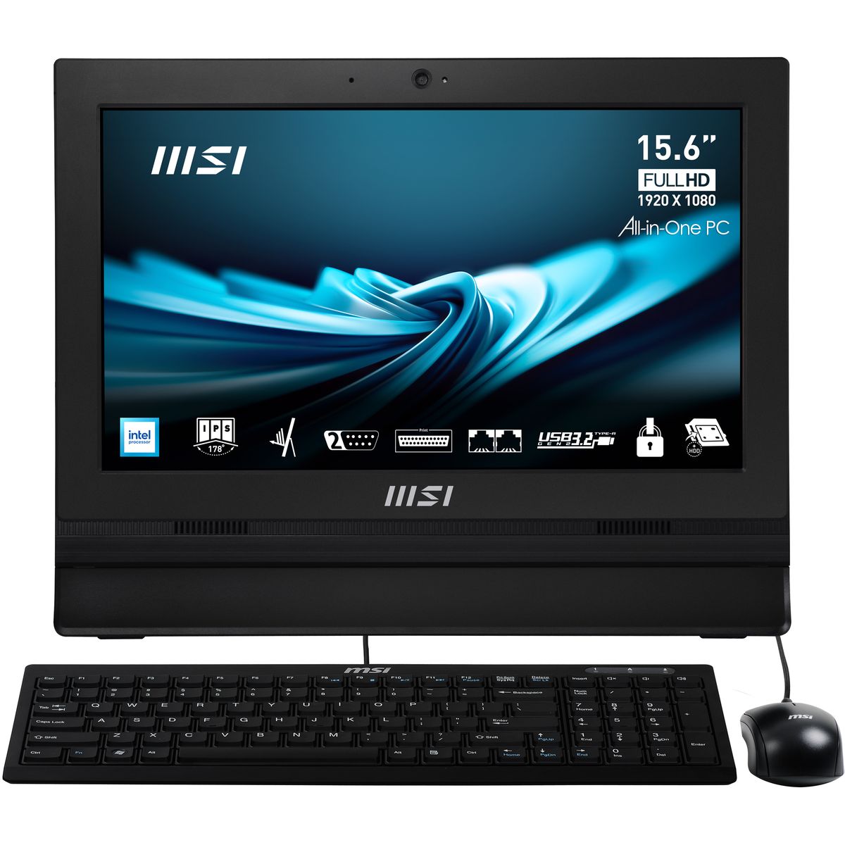 MSI AIO MSI N100 4GB 128GB 15.6FHD WIN11PRO BLACK