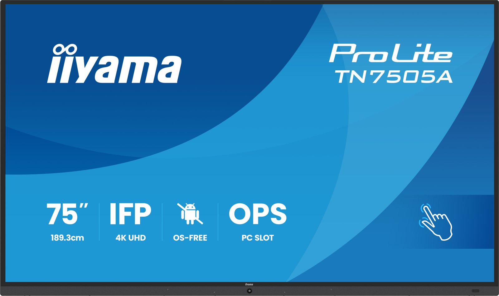 IIYAMA 75 UHD IR 40P Touch AG / OS-Free