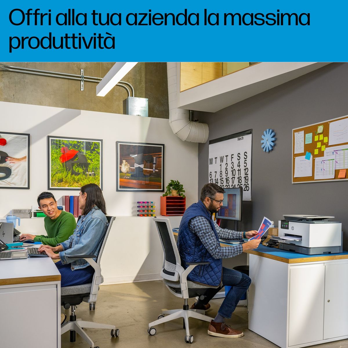 HP INC. OJ PRO 9130B MFP FAX 25/16PM ET/W ADF SCAN FR 500F