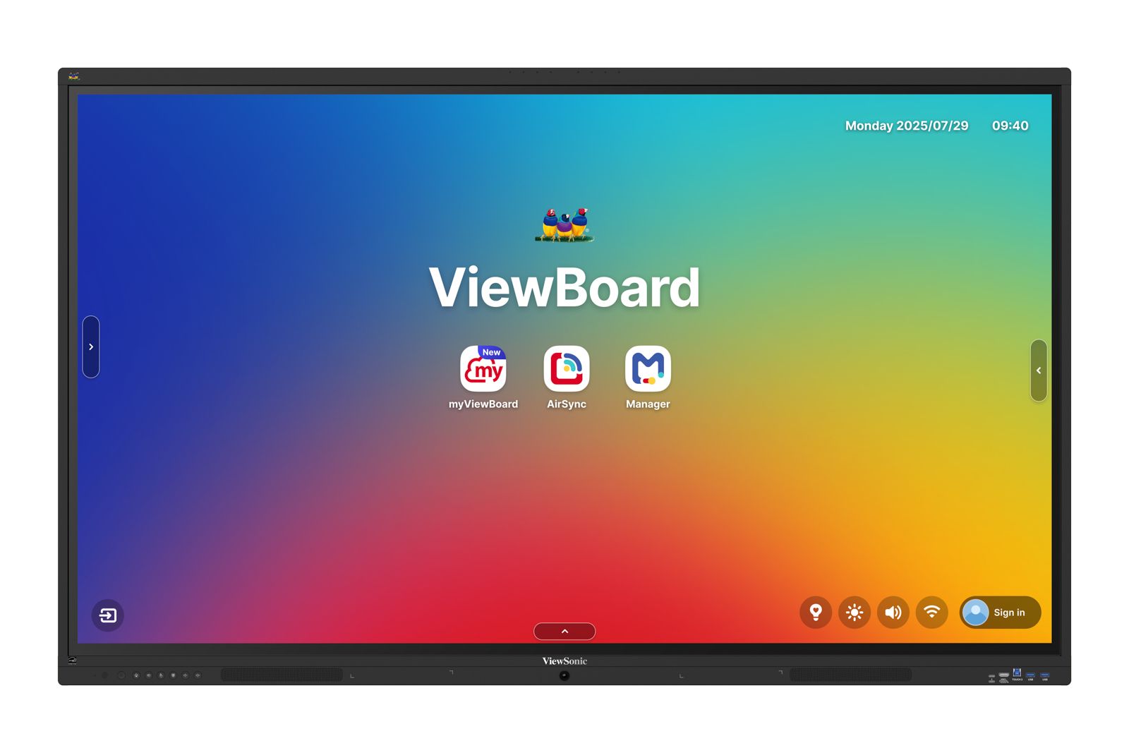VIEWSONIC 75 4K, ANDROID 16 EDLA, TOUCH, 8G RAM/128GB