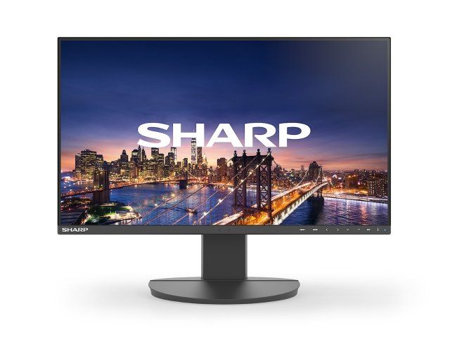 SHARP 27 LCD monitor, FHD (1920x1080), DP, HDMI, DP-