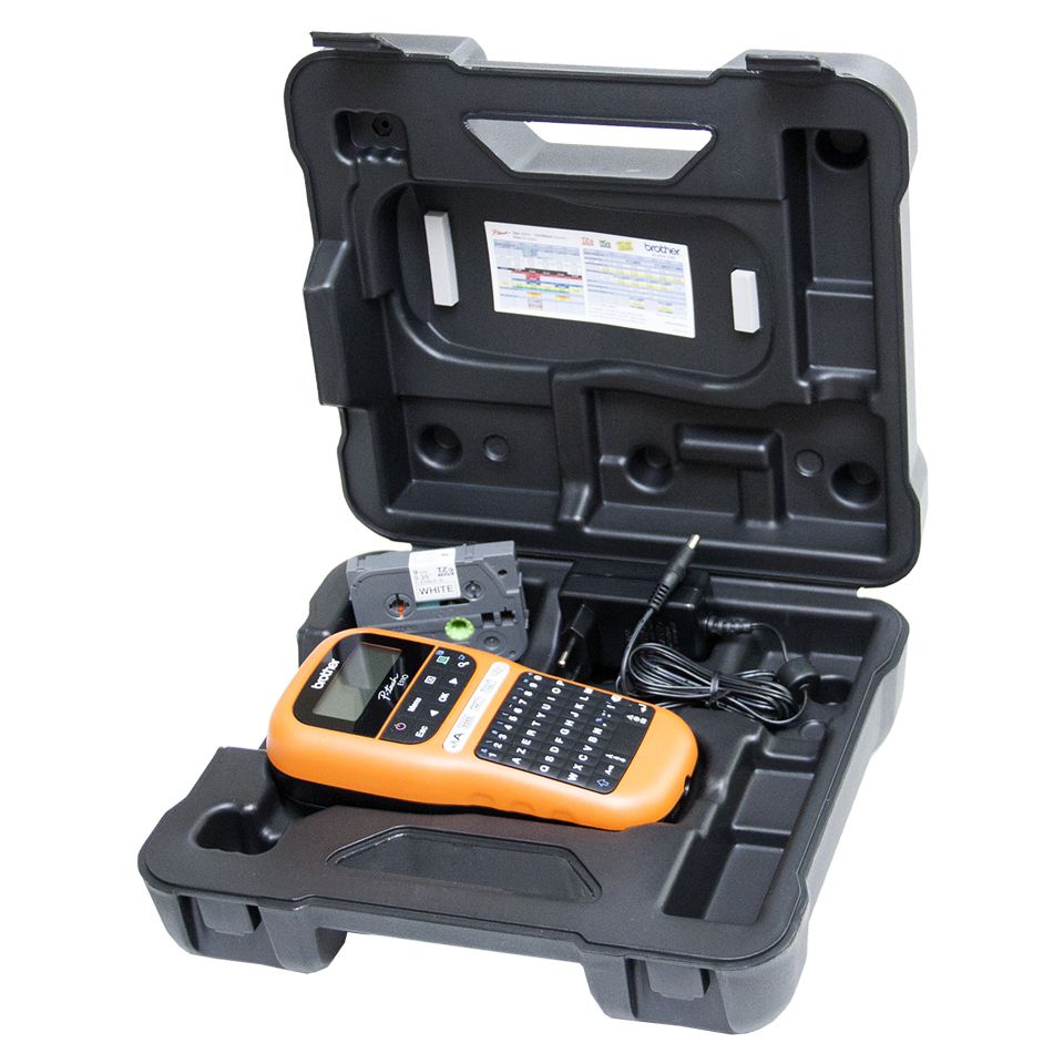 BROTHER PTE110 SETTORE ELETTRICO:VALIGETTA,ALIMENT,NASTRO