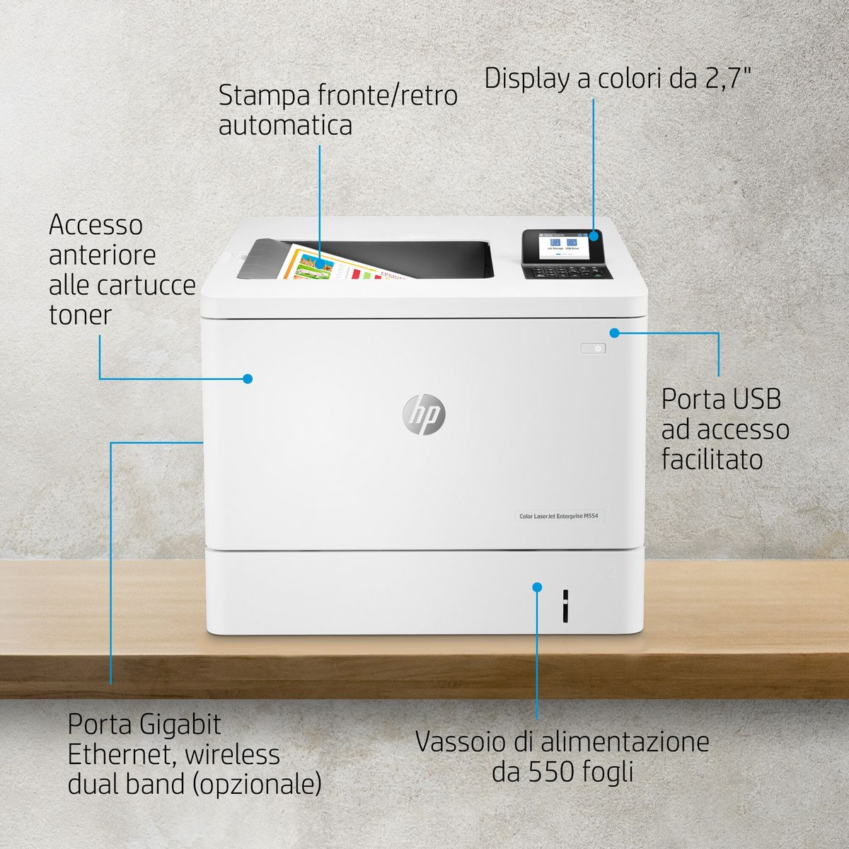HP INC. HP COLOR LASERJET ENTERPRISE M554DN PRINTER VALUE