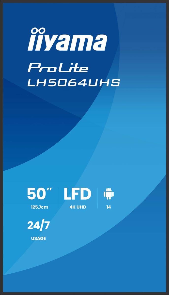 IIYAMA 50 3840x2160, UHD IPS DLED panel