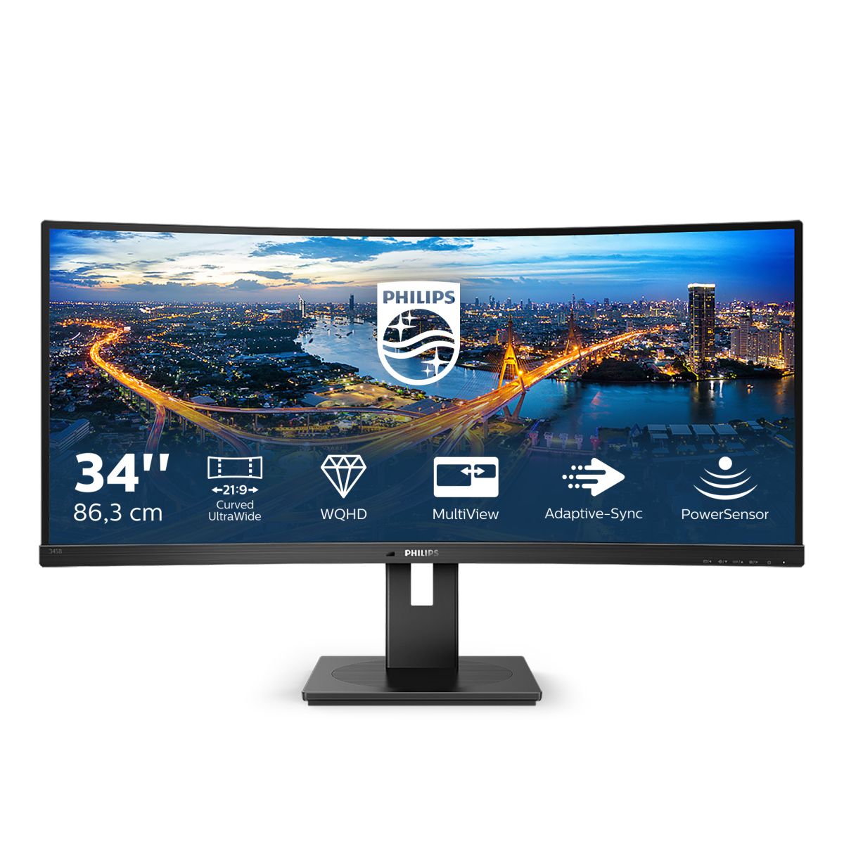 34 21:9 CURVO 3440*1440 DP HDMIX2 USB MULTIMED [IMAGE 1]