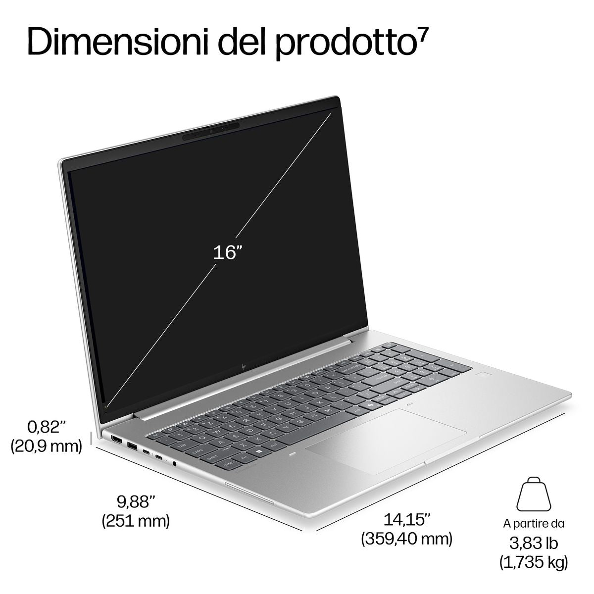 HP INC. EB 6 G2I 16 AI ULTRA 5 325 16/512 W11P 3YOFF