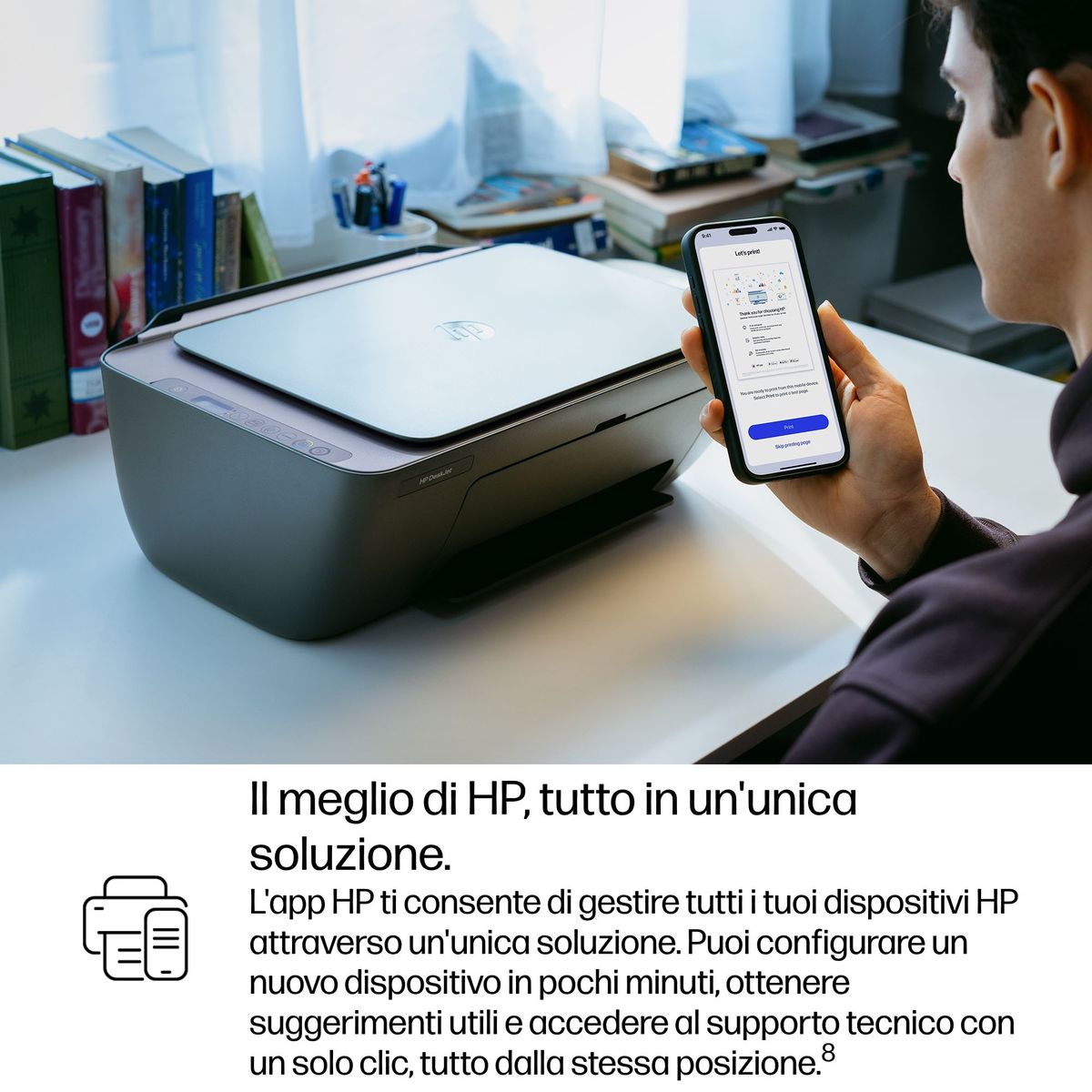 HP DeskJet 2921: Stampante Multifunzione Nuova Wi-Fi