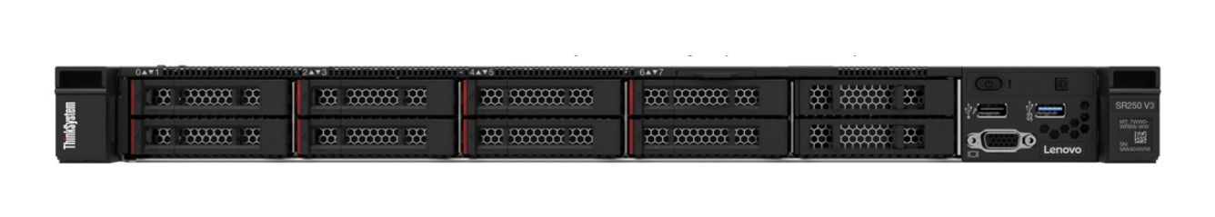 LENOVO SR250 V3 XEON 6353P 8C 2.7GHZ 1X32GB OB 1X800W RAI