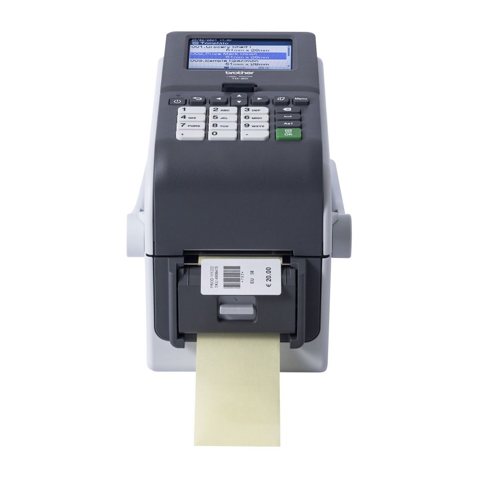 BROTHER TD2350D,2 ,ETHERNET, WIFI, LCD E TASTIERA,300DPI