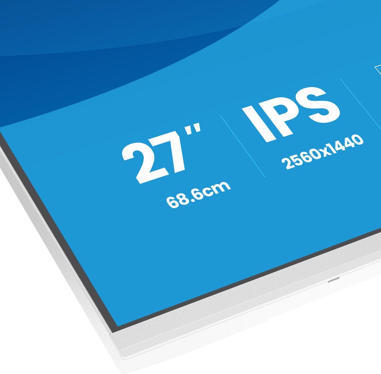 IIYAMA 27 WHITE IPS 2560x1440 2xHDMI DP HUB USB MULTIMED