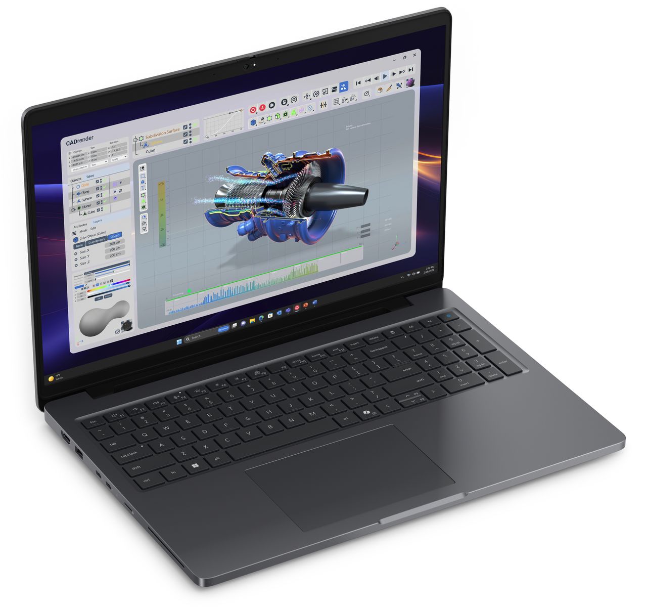 DELL DELL PRO PRECISION 5/U9-386H/64/1TB/16/PRO2000/W11