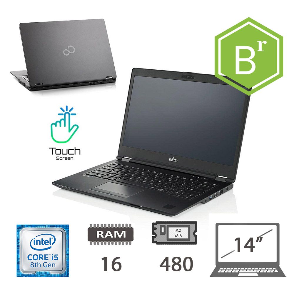 FUJITSU U748 TS - I5-8350U/16/M2-SATA480/W11P/2Y B [IMAGE 1]
