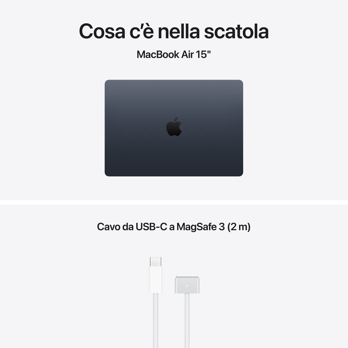 APPLE 15 MACBOOK AIR M5 16GB 512GB SSD - MIDNIGHT