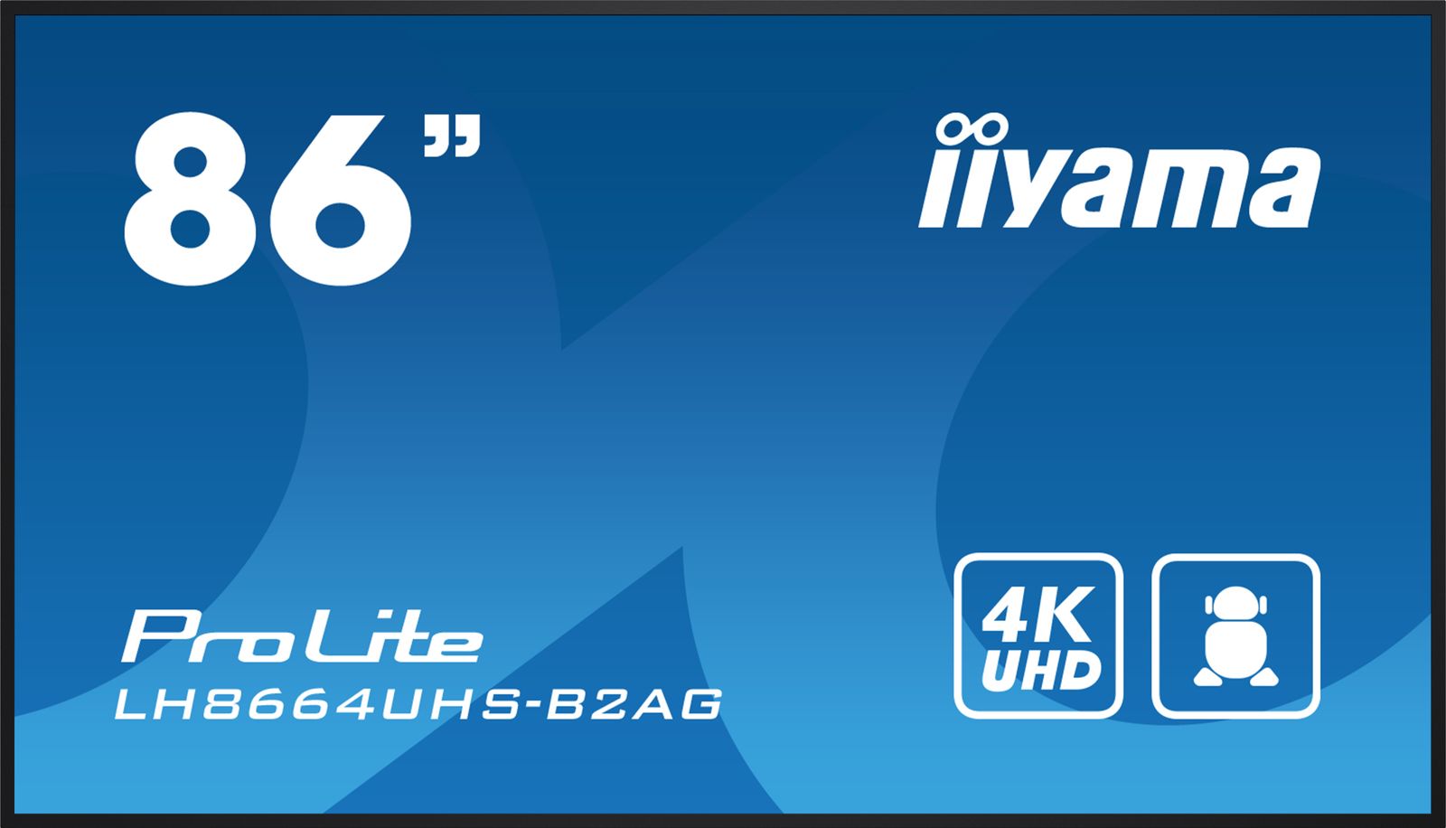 IIYAMA 86 3840x2160, UHD IPS DLED panel