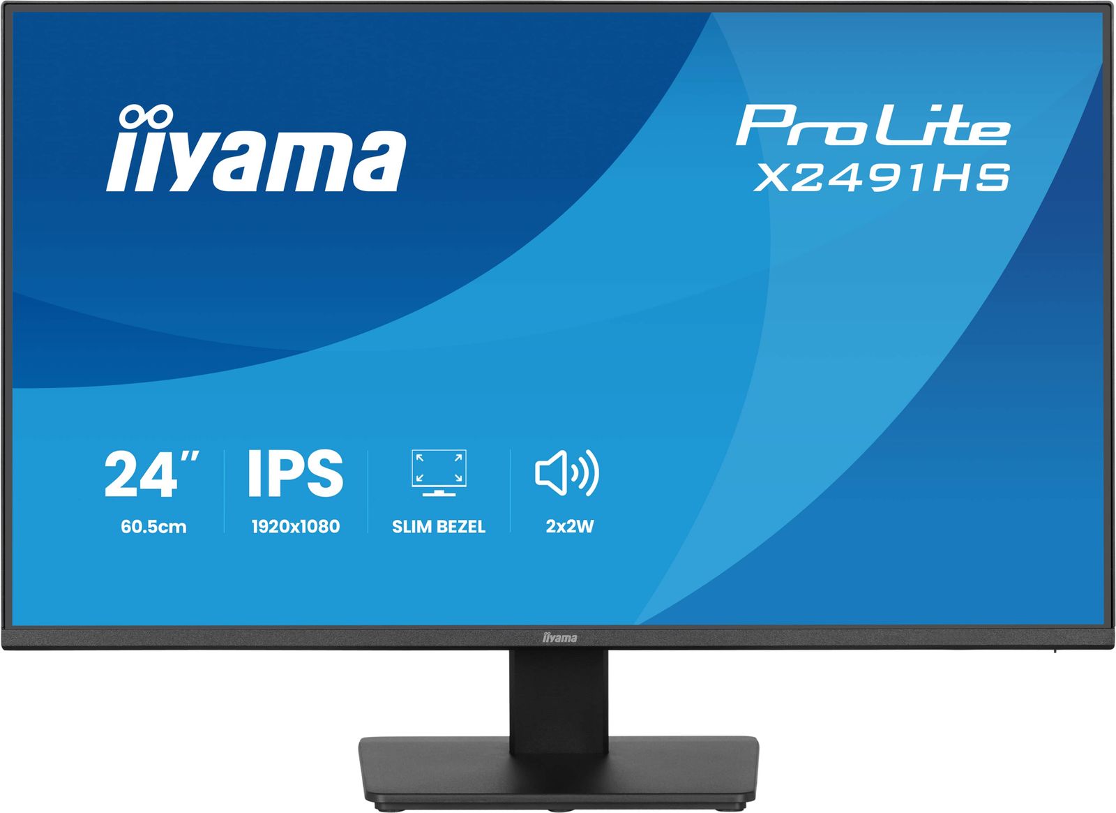 IIYAMA 24 IPS-panel, 1920x1080@120Hz 1ms 350cd/m²