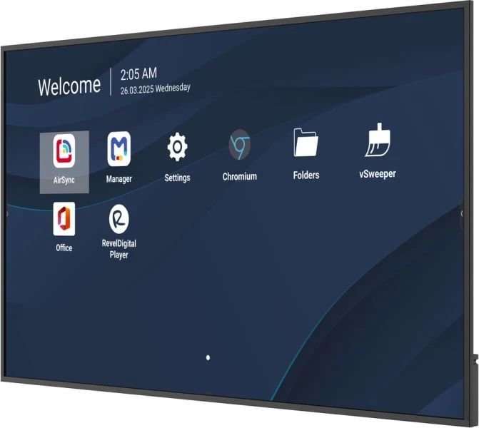 VIEWSONIC 75 LED , 3840*2160, 500 NITS, ANDROID 14, 24/7