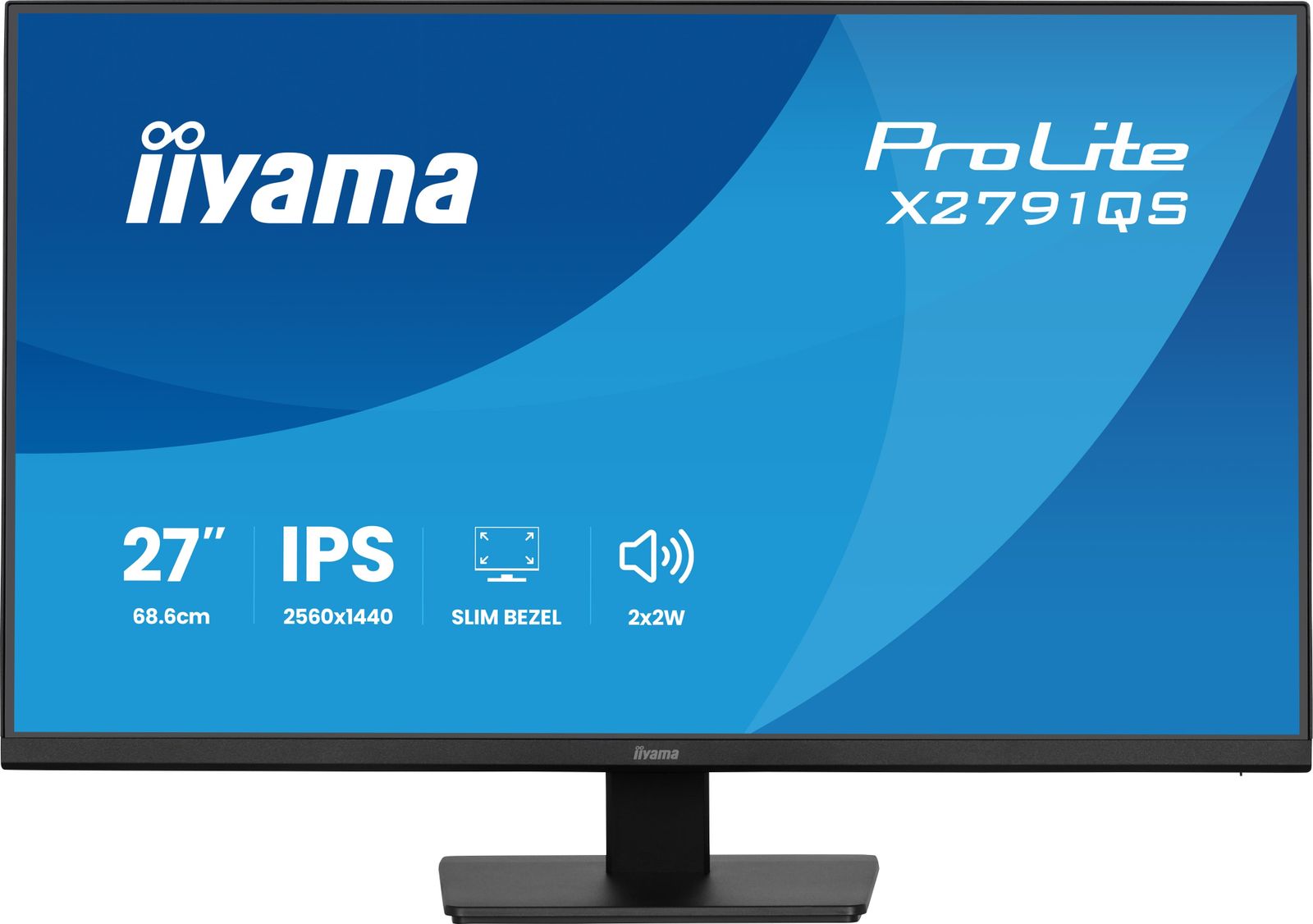IIYAMA 27 IPS 2560x1440 1ms HDMI DP MULTIMED