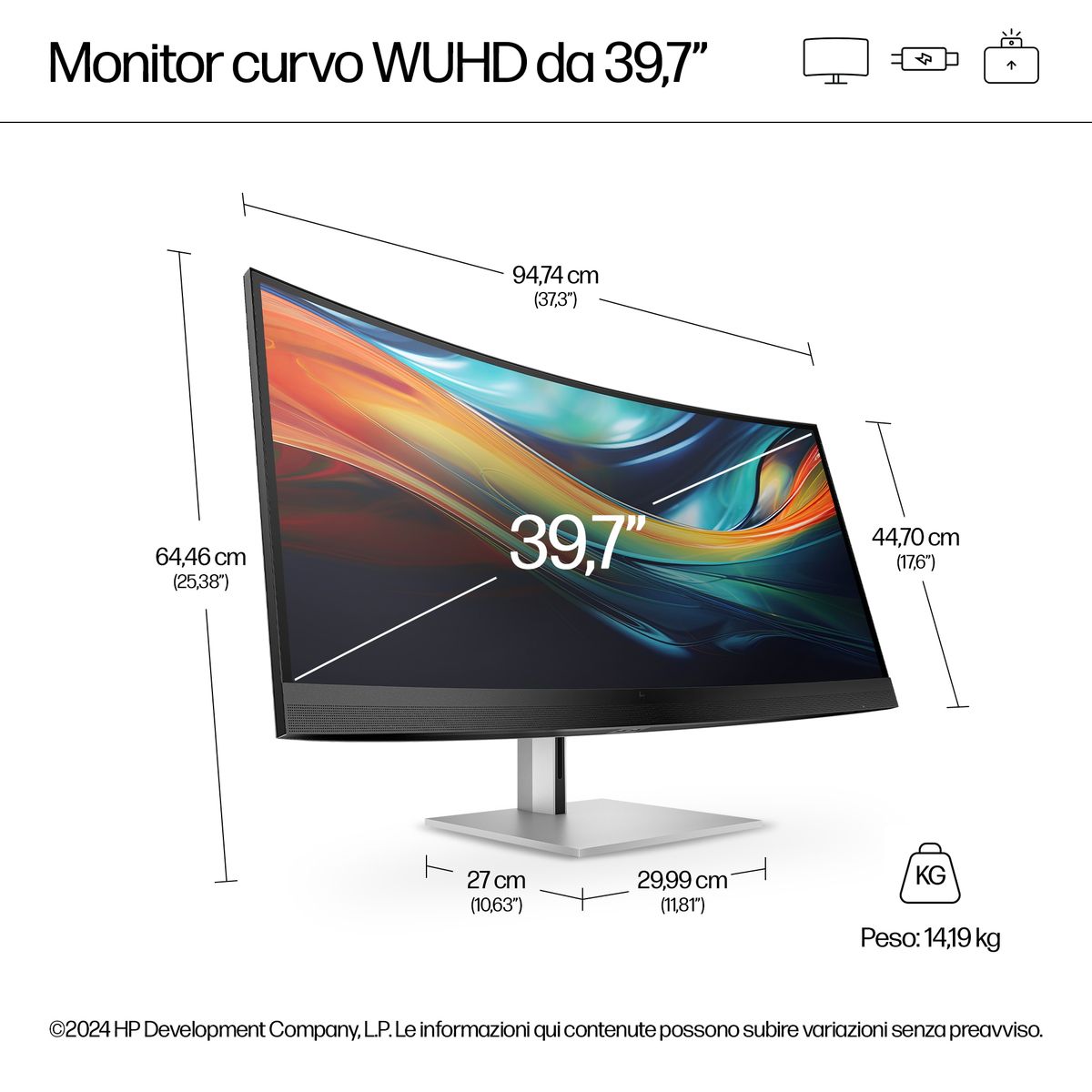 HP INC. HP S7 740PM 39.7 5K2K CONF 5120X2160 3YOFF