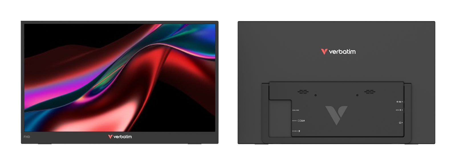 Verbatim PORTABLE 15.6 FHD TOUCH MONITOR LIGHT