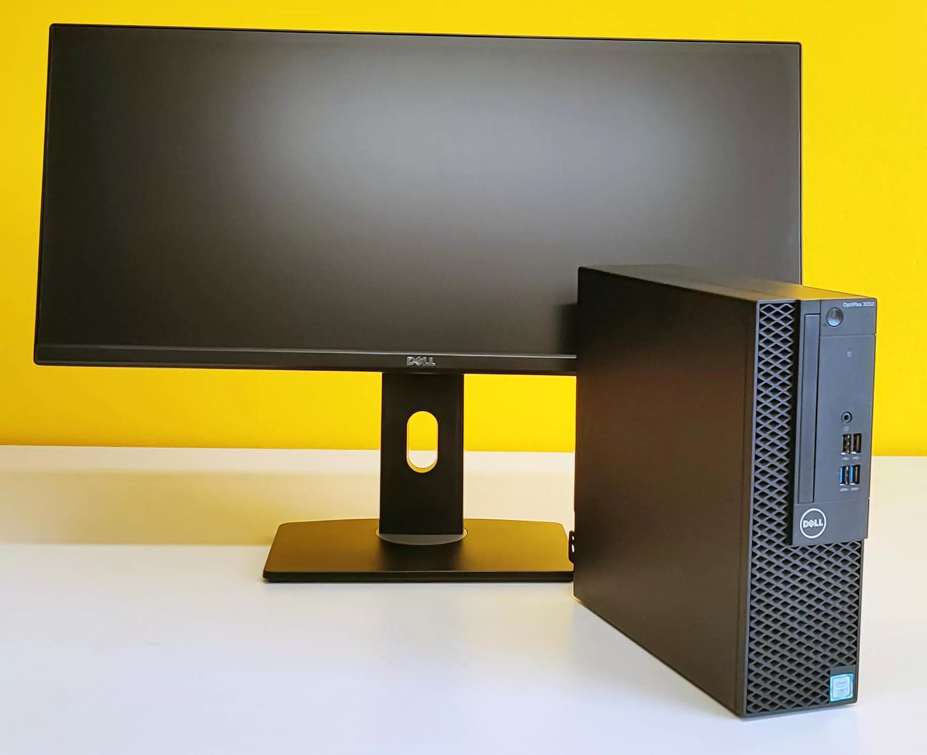 Dell OptiPlex 3050 SFF-Paket | Intel Core i5-6500 3,2 GHz | 16 GB RAM | SSD 512 GB | Windows 11 Pro Monitor DELL UltraSharp U2913WM LED IPS 29″ 2560×1080 Pixel FullHD 21:9