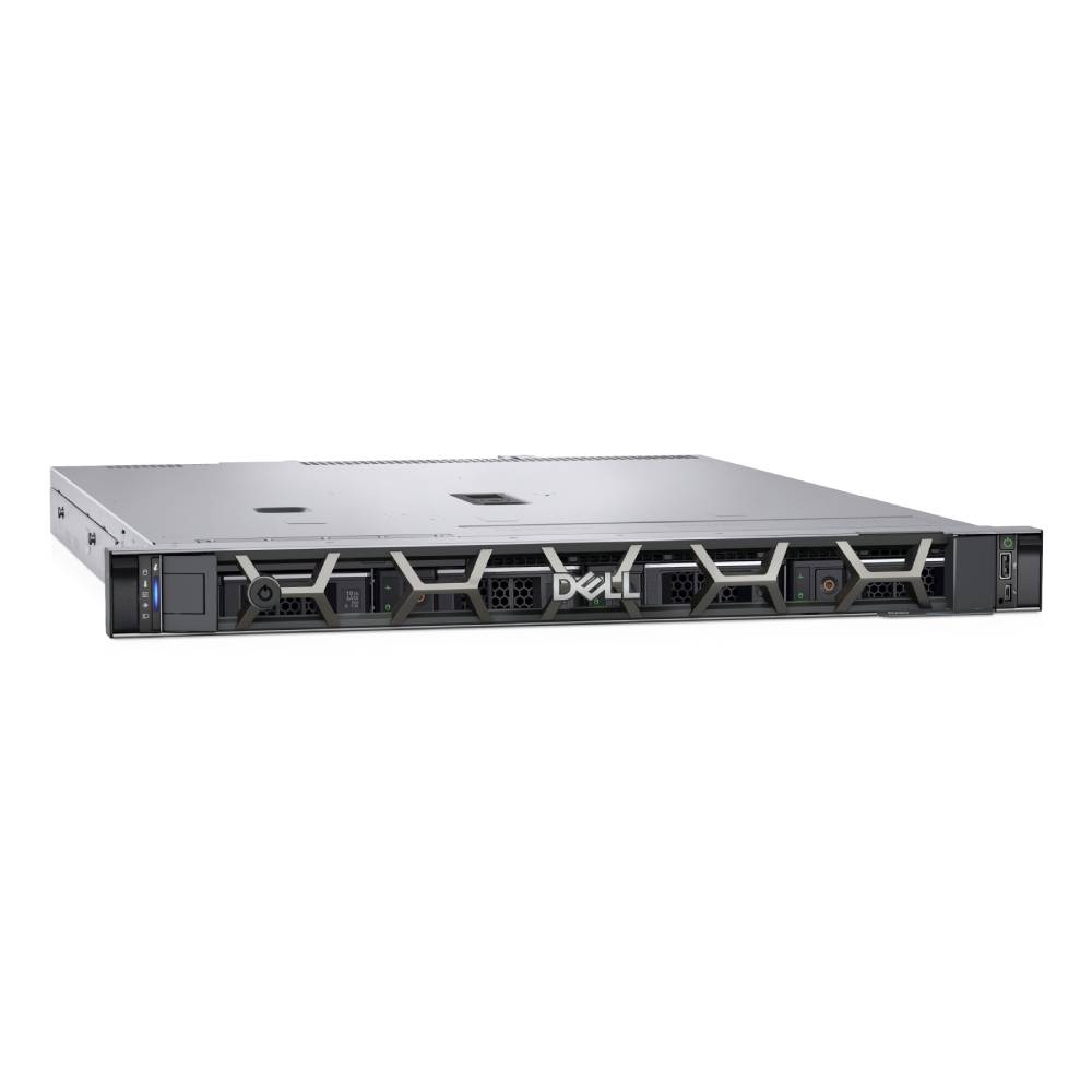 Server rack 1U Dell PowerEdge R250 con processore Intel Xeon E-2314, 16 GB RAM e SSD 2×1 TB, ideale per data center compatti e performanti.