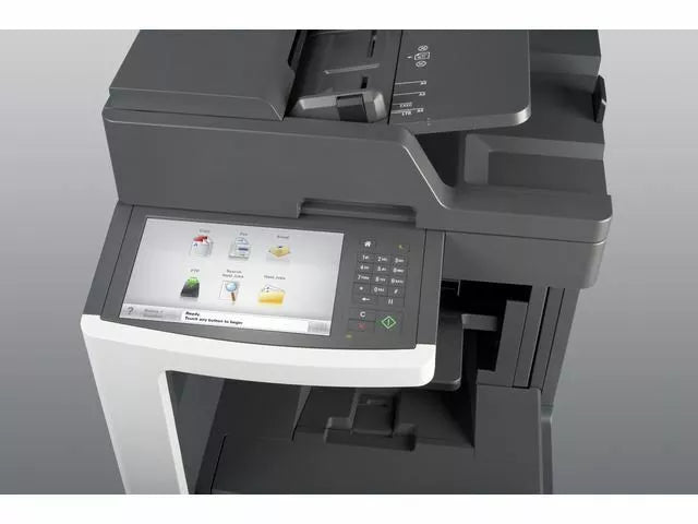 Stampante multifunzione laser con touchscreen, ideale per uffici, venduta su qalnexvori.shop
