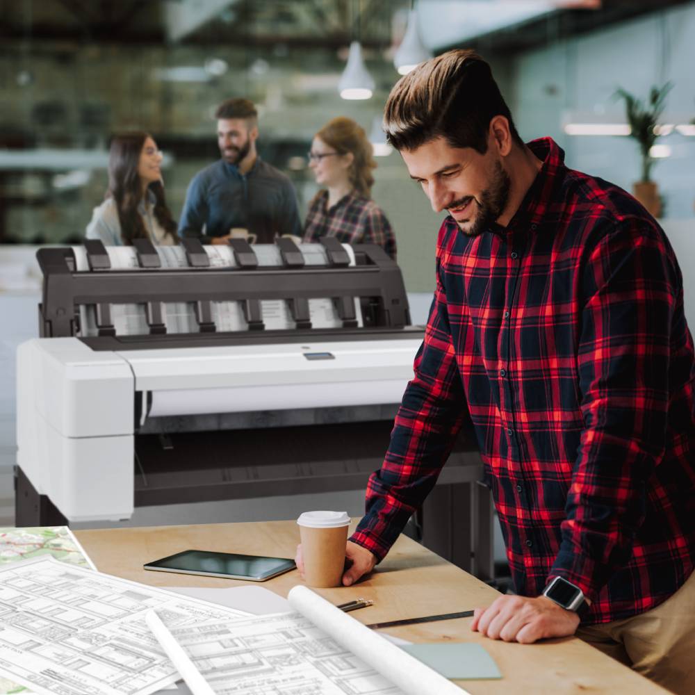 HP DesignJet T1600 Plotter Ricondizionato 36" (A0) Rotolo Singolo